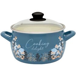Кастрюля с крышкой Metalac Blue Cooking Delight 4.2L (Blue)