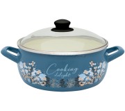 Oala cu capac Metalac Blue Cooking Delight 5L (Blue)