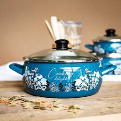 Кастрюля с крышкой Metalac Blue Cooking Delight 5L (Blue) Thumb