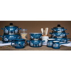 Кастрюля с крышкой Metalac Blue Cooking Delight 5L (Blue) Thumb