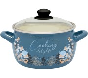 Oala cu capac Metalac Blue Cooking Delight 7.5L (Blue)