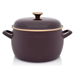 Oala cu capac Metalac Bordo Princ 57041 2.2l (Burgundy)