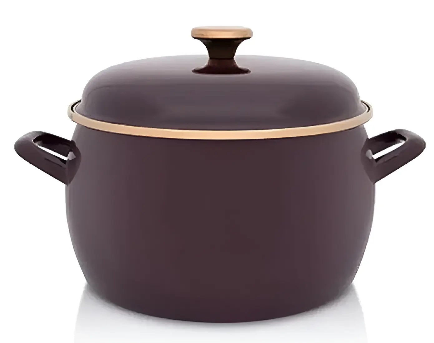 Oala cu capac Metalac Bordo Princ 57041 2.2l (Burgundy)