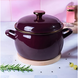 Кастрюля с крышкой Metalac Bordo Princ 57042 4.2l (Burgundy) Thumb