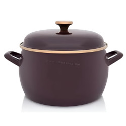 Oala cu capac Metalac Bordo Princ 57042 4.2l (Burgundy)