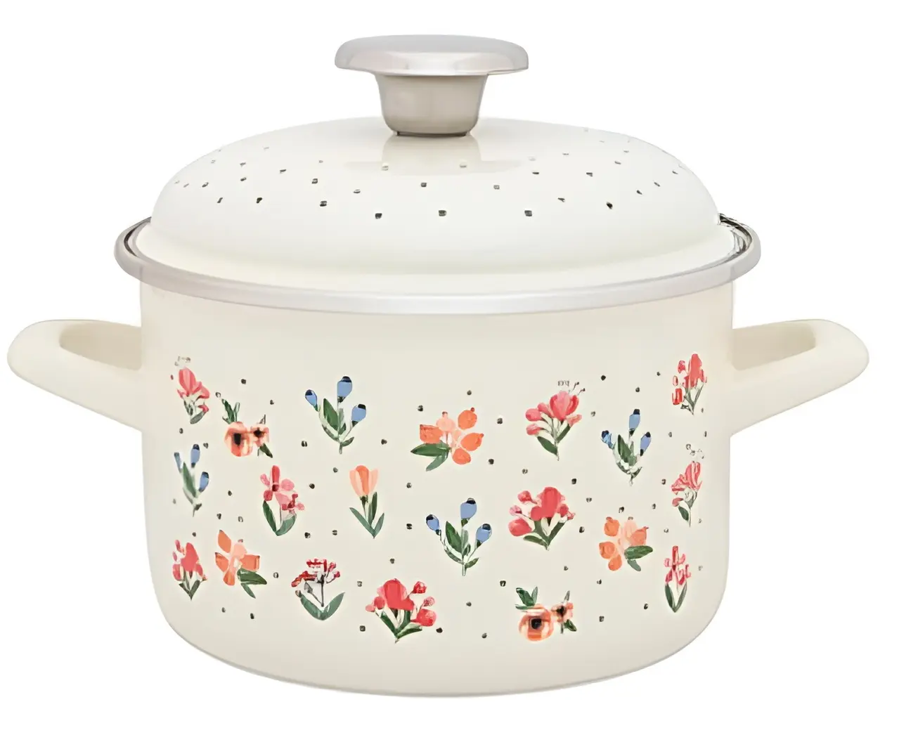 Кастрюля с крышкой Metalac Fiorella 57058 2l (White)