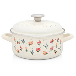 Кастрюля с крышкой Metalac Fiorella 57059 1.5l (White)