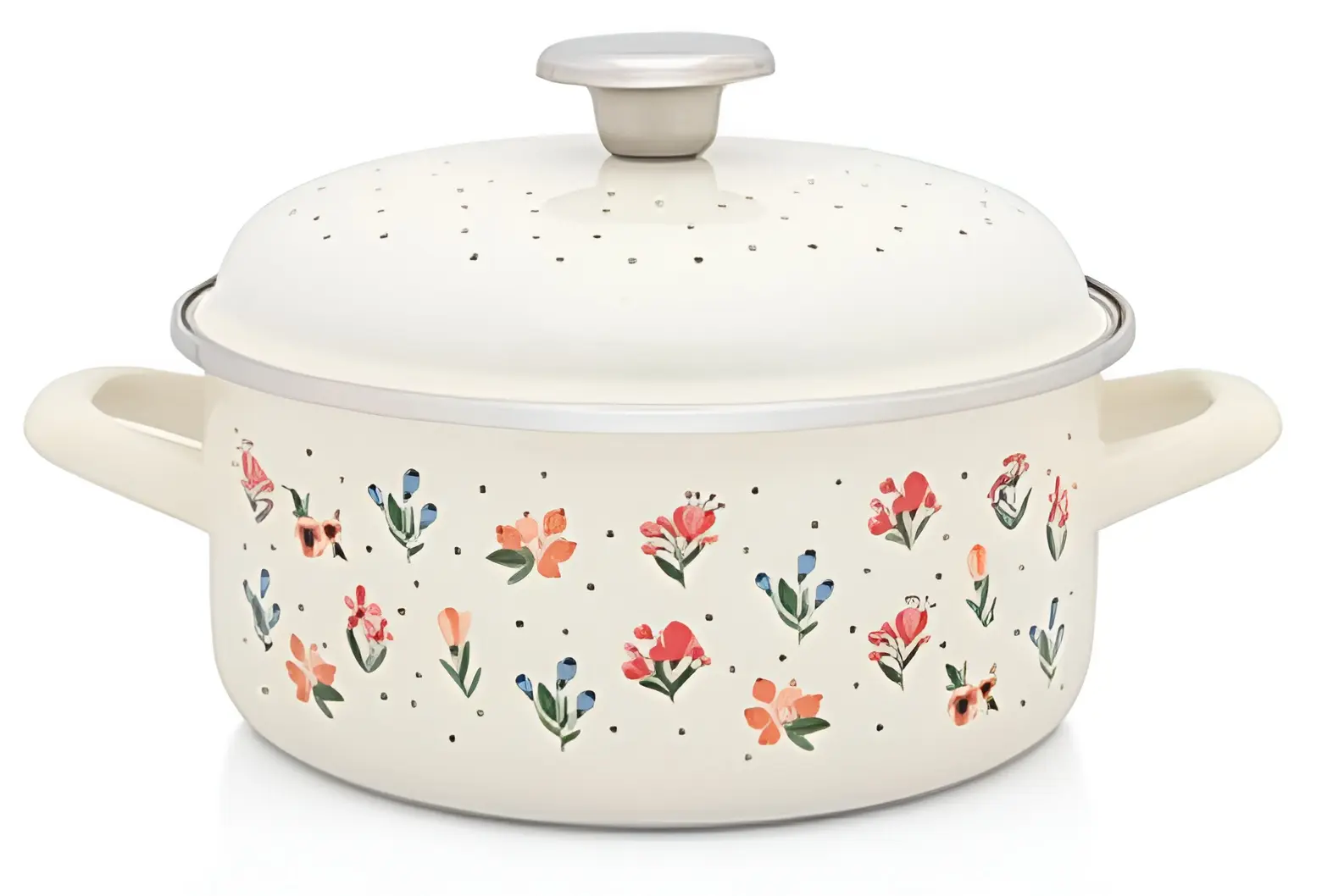 Oala cu capac Metalac Fiorella 57060 2.75l (White)