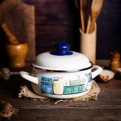 Oala cu capac Metalac Kitchen 1.5L (Beige) Thumb