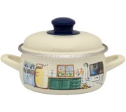 Oala cu capac Metalac Kitchen 1.5L (Beige)