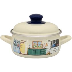 Oala cu capac Metalac Kitchen 1.5L (Beige)