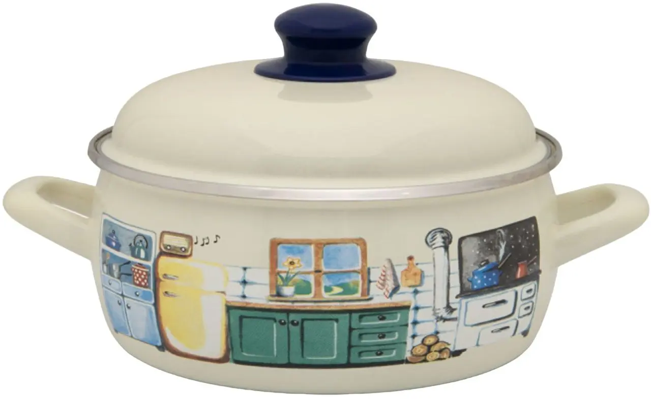 Кастрюля с крышкой Metalac Kitchen 2.9L (Beige)