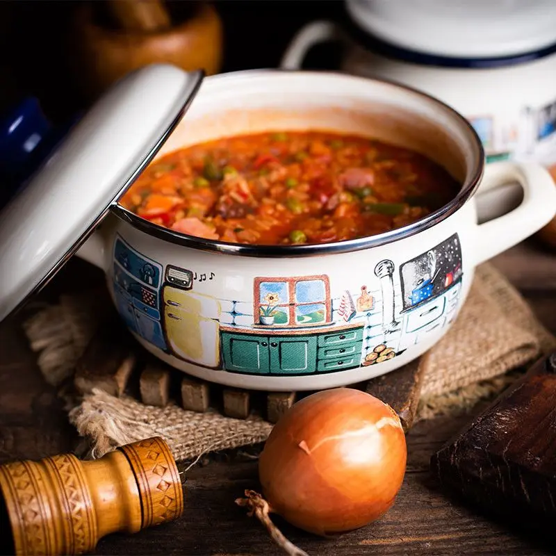 Кастрюля с крышкой Metalac Kitchen 5L (Beige)