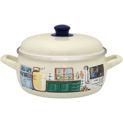 Кастрюля с крышкой Metalac Kitchen 5L (Beige)