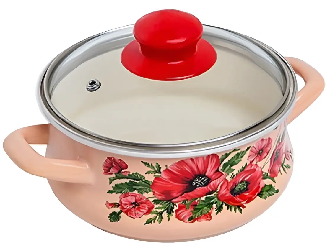 Кастрюля с крышкой Metalac Maki 55013 1.5l (Pink) - 3