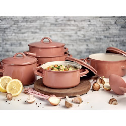 Oala cu capac Metalac Mocha Mousse 57056 2.5l (Brown) Thumb