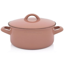 Oala cu capac Metalac Mocha Mousse 57056 2.5l (Brown)