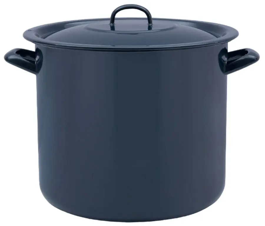 Cratita cu capac Metalac Teget 15L (Dark Blue)