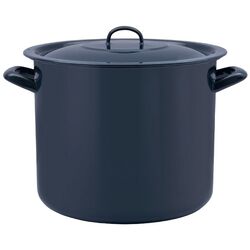 Cratita cu capac Metalac Teget 18L (Dark Blue)