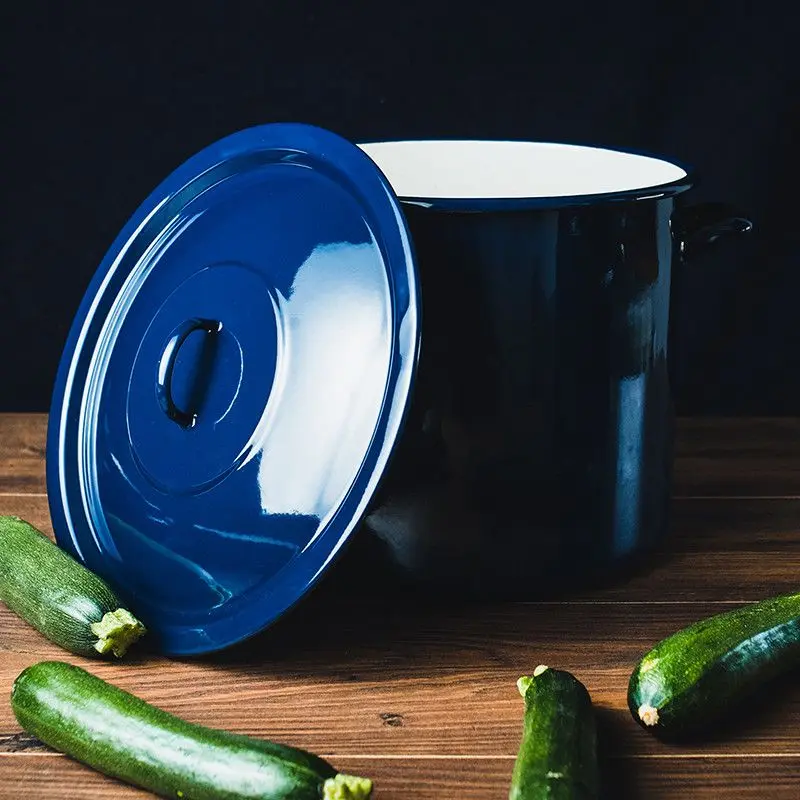 Кастрюля с крышкой Metalac Teget 24cm (Dark Blue)