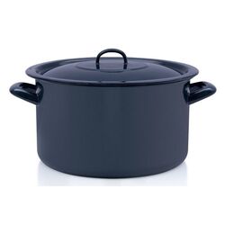 Cratita cu capac Metalac Teget 30cm (Dark Blue)