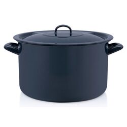 Cratita cu capac Metalac Teget 32cm (Dark Blue)