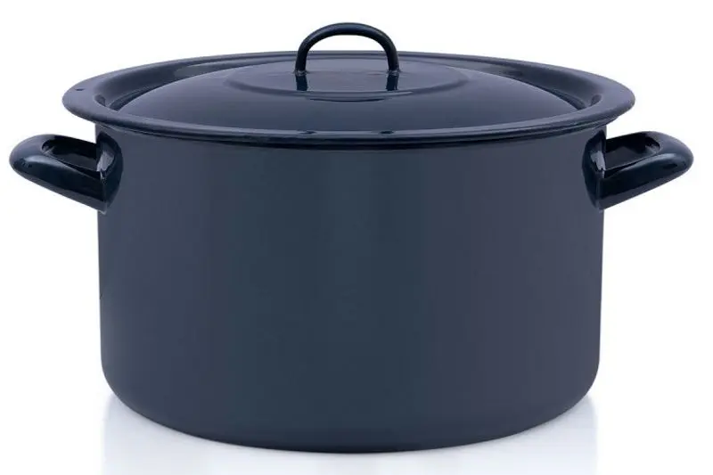 Cratita cu capac Metalac Teget 34cm (Dark Blue)