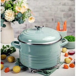 Кастрюля с крышкой Metalac Waves Green 57053 4l (Green) Thumb