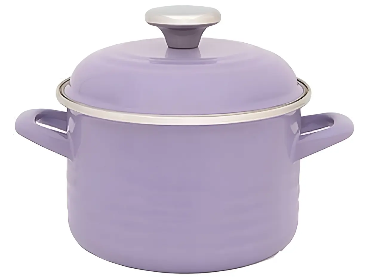 Кастрюля с крышкой Metalac Waves Violet 57052 2l (Purple)