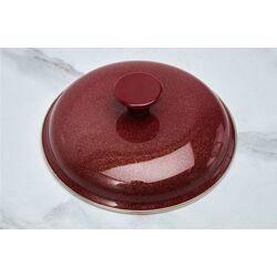 Oala cu capac Metrot Bordo 2.4L (White/Bordeaux) Thumb