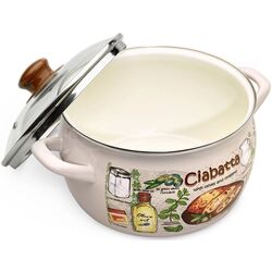 Oala cu capac Metrot Ciabatta 5.7L (Beige) Thumb