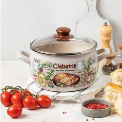 Oala cu capac Metrot Ciabatta 5.7L (Beige) Thumb