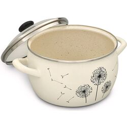 Oala cu capac Metrot Dandelion 7.9L (Beige) Thumb