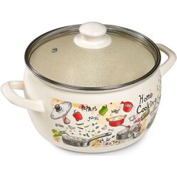 Кастрюля с крышкой Metrot Gourmet 3.3L (Beige) Thumb