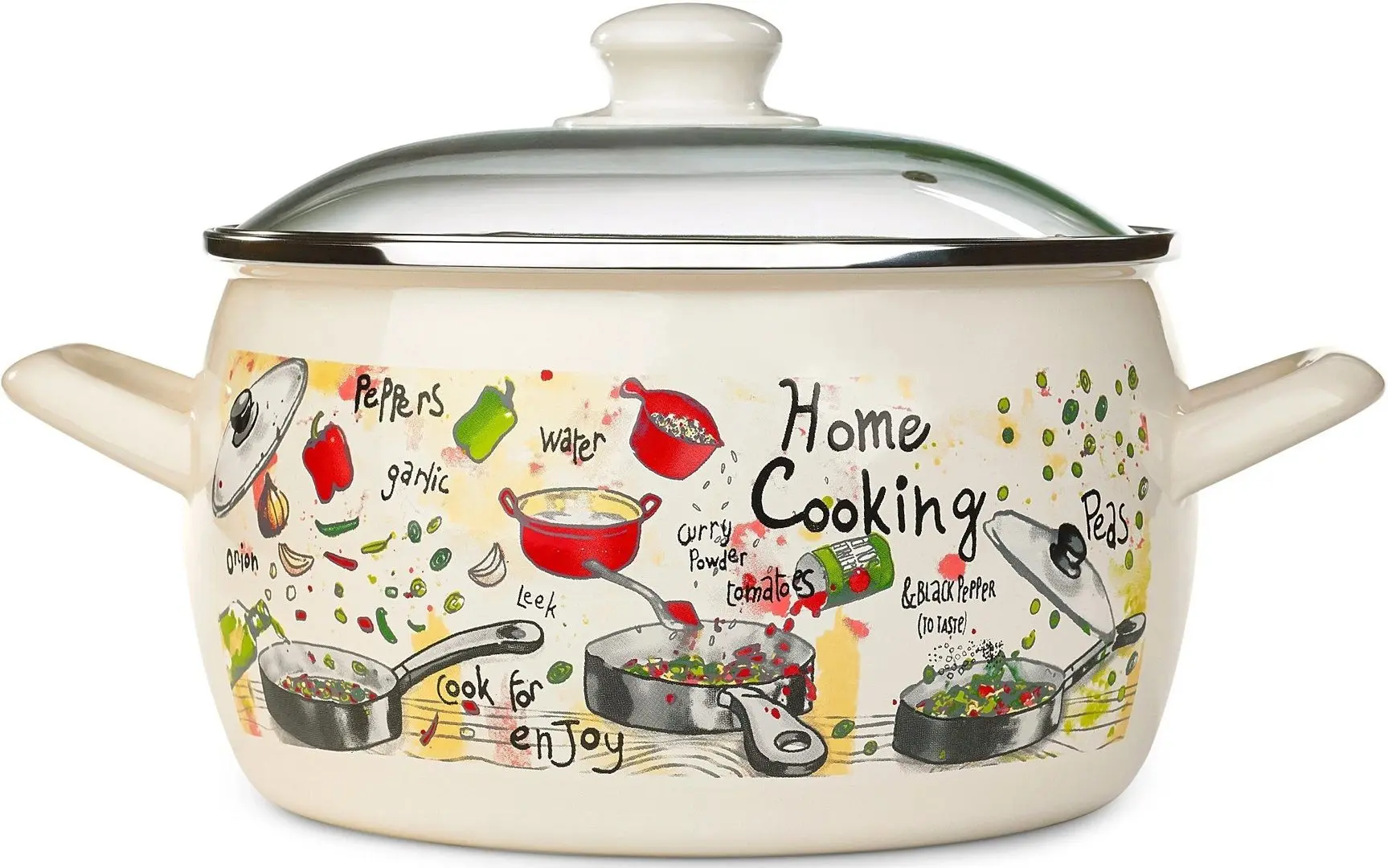 Кастрюля с крышкой Metrot Gourmet 3.3L (Beige)