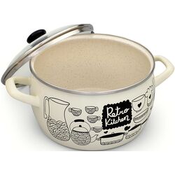 Кастрюля с крышкой Metrot Retro 3.3L (Beige) Thumb