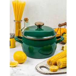 Кастрюля с крышкой Metrot Solo 2.4L (Green) Thumb