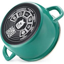 Кастрюля с крышкой Metrot Solo 2.4L (Green) Thumb