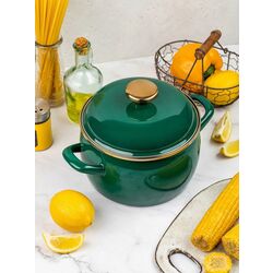 Кастрюля с крышкой Metrot Solo 2.4L (Green) Thumb