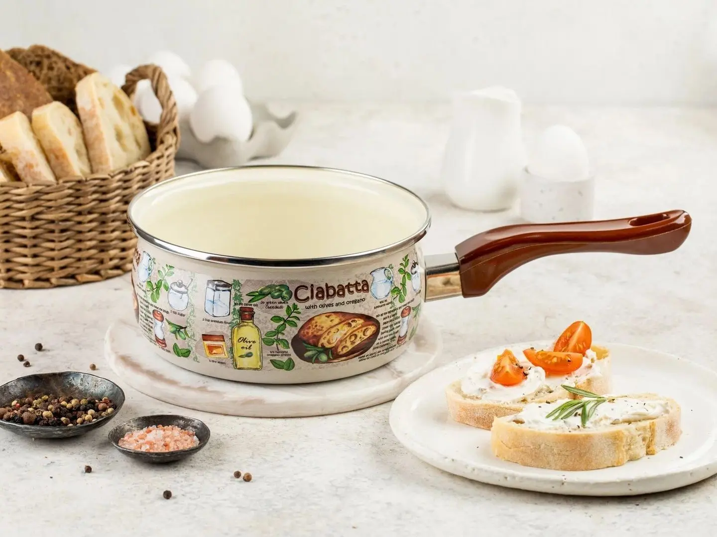 Ковш Metrot Ciabatta 1.6L (Beige)