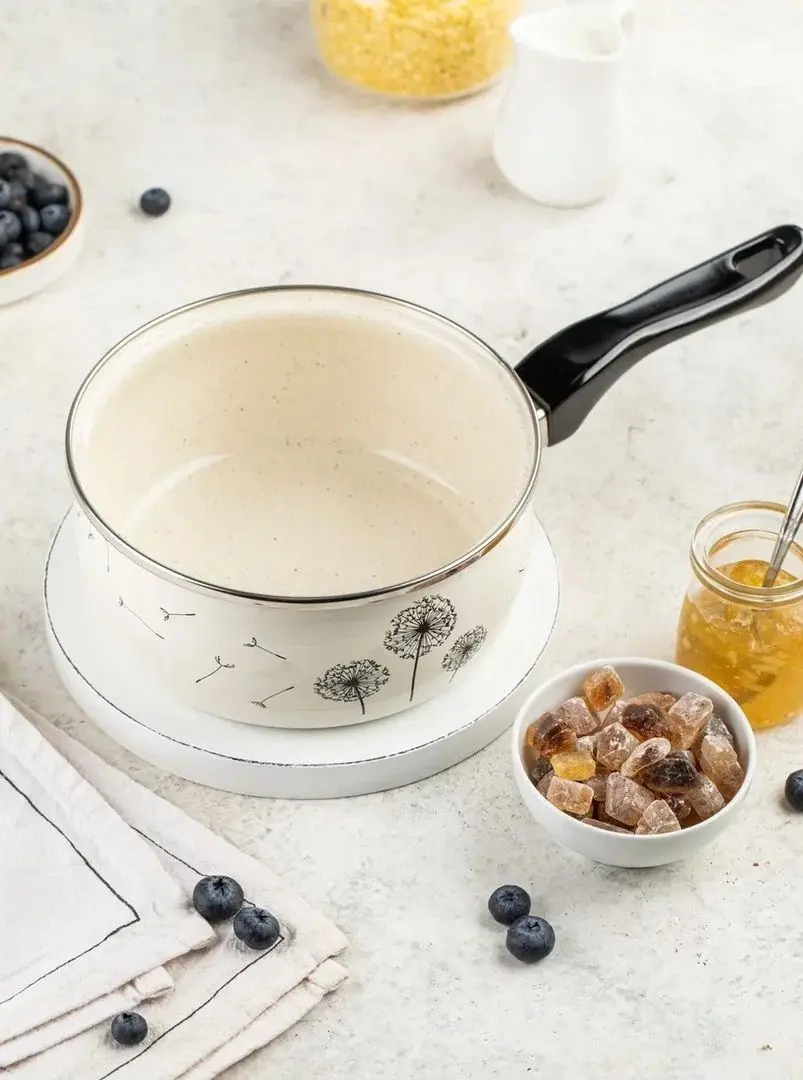 Ковш Metrot Dandelion 1.6L (Beige/Black)