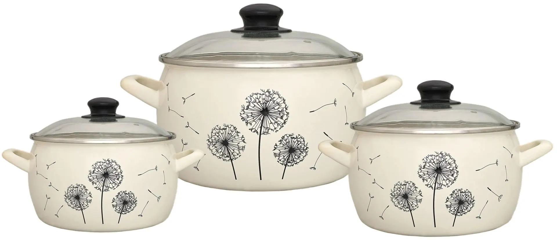 Набор кастрюль Metrot Dandelion (Beige)
