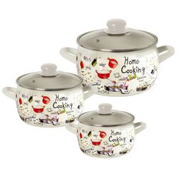 Набор кастрюль Metrot Gourmet 3pcs (Beige)