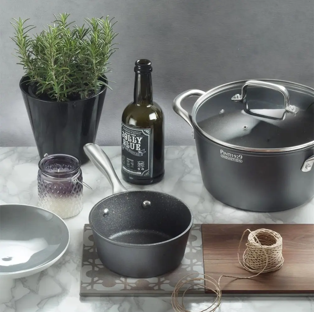 Oala cu capac Pintinox St1 5L (Gray)