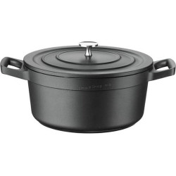 Oala cu capac Pintinox Tradition Pro 6.7L (Black)