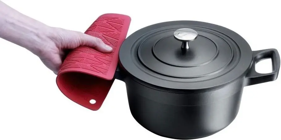 Кастрюля с крышкой Pintinox Tradition Pro 6.7L (Black) - 4