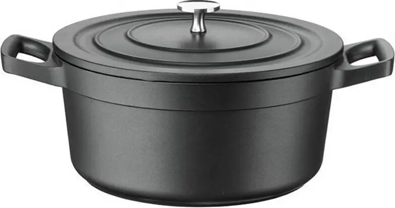 Кастрюля с крышкой Pintinox Tradition Pro 6.7L (Black)
