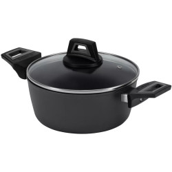 Кастрюля с крышкой Polaris Graphit-20C (Black) Thumb