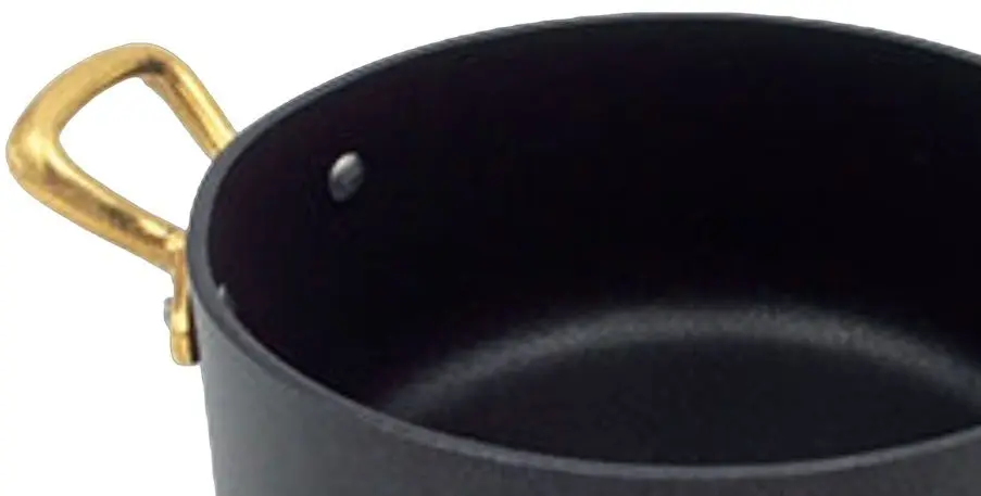 Кастрюля Ravelli Senese 1.2L (Black/Gold)