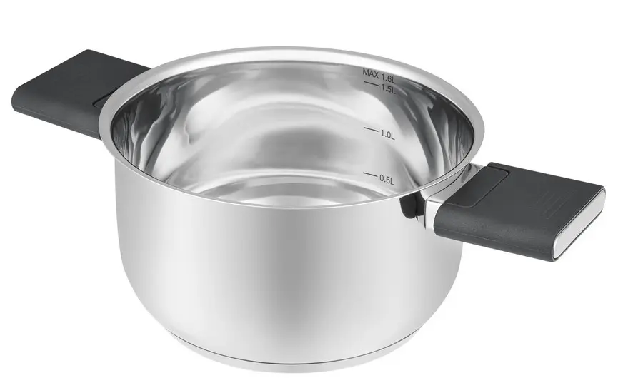 Oala cu capac Resto Anser 92201 1,6l (Silver) - 5